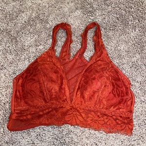 Burnt orange bralette